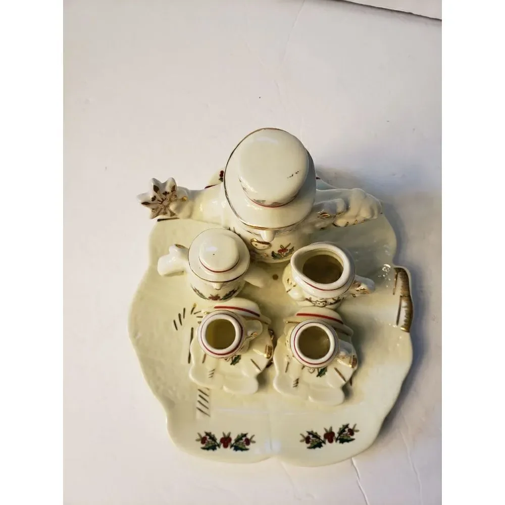 Snowman Tea Set